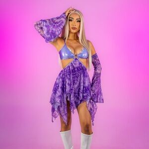 Badinka Lilah Asymmetrical Dress – Size 2XL